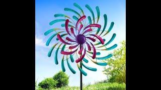 Enchanting Colorful Outdoor Garden Wind Spinner