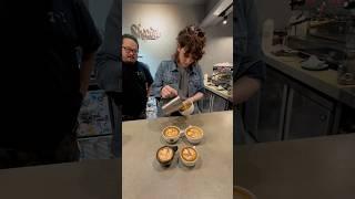 Pouring LATTE ART in front of CHAMPIONS