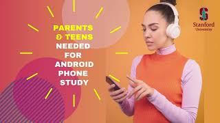 Contribute to Science about Teen and Family Smartphone Use