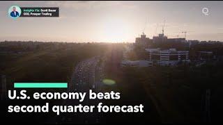 U.S. Economy Beats Second Quarter GDP Forecast