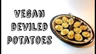 How to Make Vegan Deviled ‘Eggs’ - Vegan Easter Food - Midnight Munchies and More