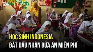 Người dân Indonesia bắt đầu nhận bữa ăn miễn phí| VTV24