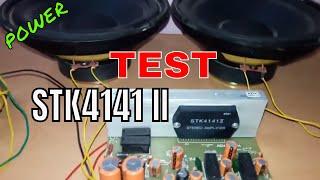 POWERFUL Stk4141 v.2 Amplifier board  sound TEST and REVIEW