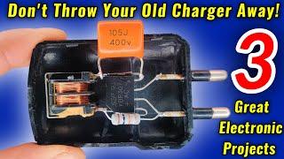 3 helpful Electronic Projects with Old Charger