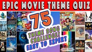 Guess The Movie Theme Song QUIZ CHALLENGE! (75 Tracks)