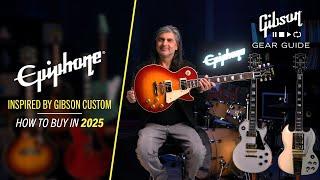 NEW Epiphone Inspired by Gibson Custom Guitars - Full 2025 Lineup Reveal