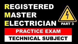 Registered Master Electrician Reviewer | Technical Subject | Practice Test Part 3