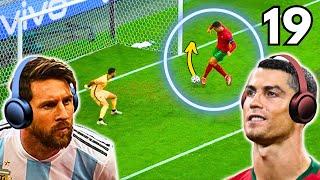 Messi & Ronaldo react to Funny Clips 19!