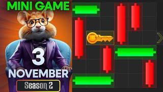 3 NOVEMBER Mini Game Puzzle Hamster Kombat today | Puzzle game Solved #hamsterkombat #puzzlegame