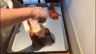 The Art of Carving Peking Duck | Chef Han at Z & Y Peking Duck 