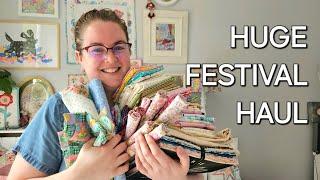 FESTIVAL OF QUILTS HAUL | 2024 | Fabrics Galore!