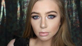 Purple Lower Lash Line Makeup Tutorial | Kayla Jasmin