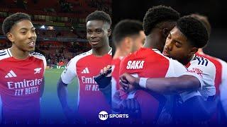 WHOLESOME INTERVIEW! ️ Bukayo Saka hails Myles Lewis-Skelly after Arsenal defeat Monaco #UCL