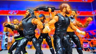 Shield Meets NEW Bloodline! WWE Action Figure Show!