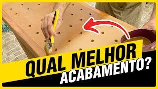 O que utilizar como acabamento para bancada de trabalho