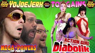 Mega-Powers Podcast * RAWED * with Action Girl Diabolik & JMK Customs!!!