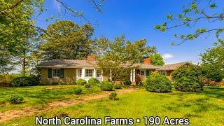 North Carolina Farms For Sale | 190 Acres | North Carolina Land For Sale | Crops Land | Lake Gaston