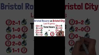 Bristol City vs Bristol Rovers Last 10 Games