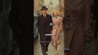 COUNTRIES REIMAGINED IN 50S STYLE! #aiart #countries #50s