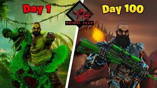 I Survived 100 Days In ARK Primal Fear... | Ark's Hardest Mod