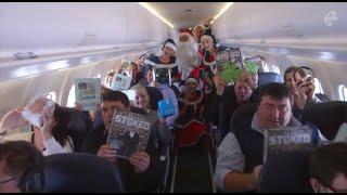 Spreading Christmas cheer through New Zealand skies