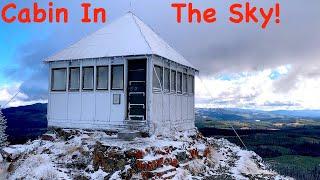 Fire Lookout Cabin Canada Greenstone Mountain Kamloops British Columbia