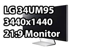 LG 34UM95 34-in 3440x1440 21:9 Ultra-widescreen Monitor