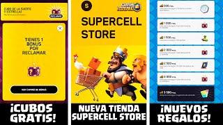 ¡CUBOS GRATIS! REGALOS en la TIENDA SUPERCELL STORE Noticias Clash Royale Sesason 65