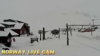 Dangerous Snow Weather in Tromso Norway Live Cam