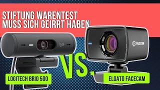 Elgato Facecam vs. Logitech Brio 500 Webcam Test - die Stiftung Warentest 2/2023 muss sich irren!