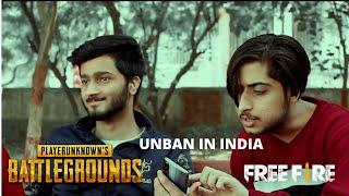 PUBG Unban In India | Garena Free Fire | Funny video