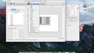 Create sequential barcodes with the visible serial number next to it