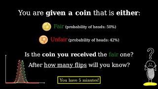 Checking if a coin is Fair | Quant Interview Questions