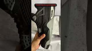 Air Jordan 4 Black Canvas Unboxing Quick Look!