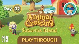 Animal Crossing: New Horizons Day 2 Summary - Sutornia Island - Switch