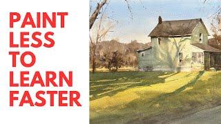 Paint Less - Learn Watercolor Faster - Matthew White