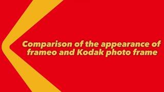 Comparison of Kodak and Frameo digital photo frames