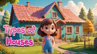 Types of Houses | Science for Children | Cute Owl Edu | @yashpatwardhan