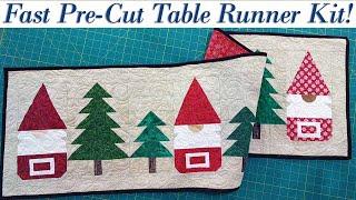 Holiday Charm: Effortlessly Quilt a Festive Table Runner