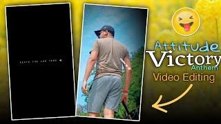 Victory Anthem  Trending Instagram Video Editing | 1- PHOTO Attitude Video Editing