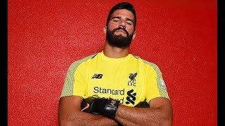 THE NEW NUMBER 1 LIVERPOOL GOALKEEPER Allison Becker