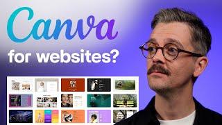 Can you create professional websites in Canva?