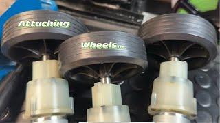Attaching Wheels to Drill Motors!