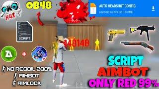 Free Fire Auto Headshot Config File Macro Aimbot + No Recoil Regedit ‼️ Antiban VIP Script 