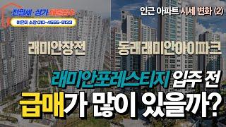 래미안장전, 동래래미안아이파크 매물이 많이 있을까?