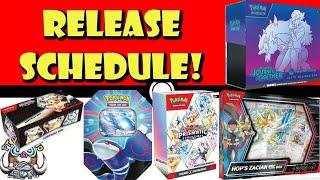 The Complete Pokémon TCG Relese Schedule! HUGE Update! Journey Together! (Pokemon TCG Buyer's Guide)