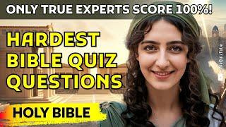 Test Your Bible Knowledge with 20 Hardest Bible Quiz Questions! | Bible Quiz Tube