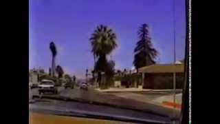 Vintage Footage of Drive Down Florida Ave, Highway 74, Hemet Ca. 1989.