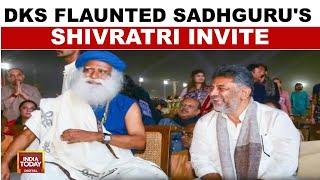 Sadhguru Mahashivratri Celecrations: Congress Meltdown Over DK Shivkumar's Mahashivratri Invitation