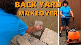 How to Lay Bricks - Backyard Makeover with Pavers